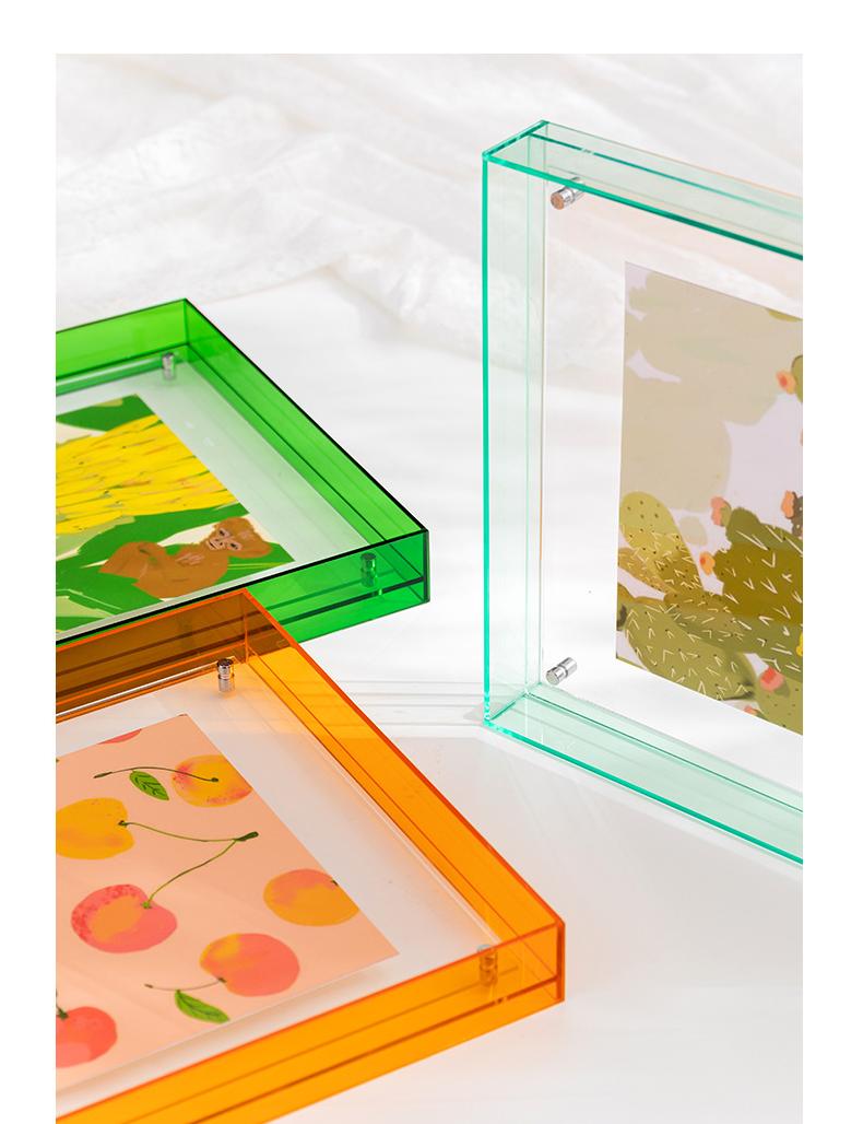 Colorful Acrylic Poster Stand